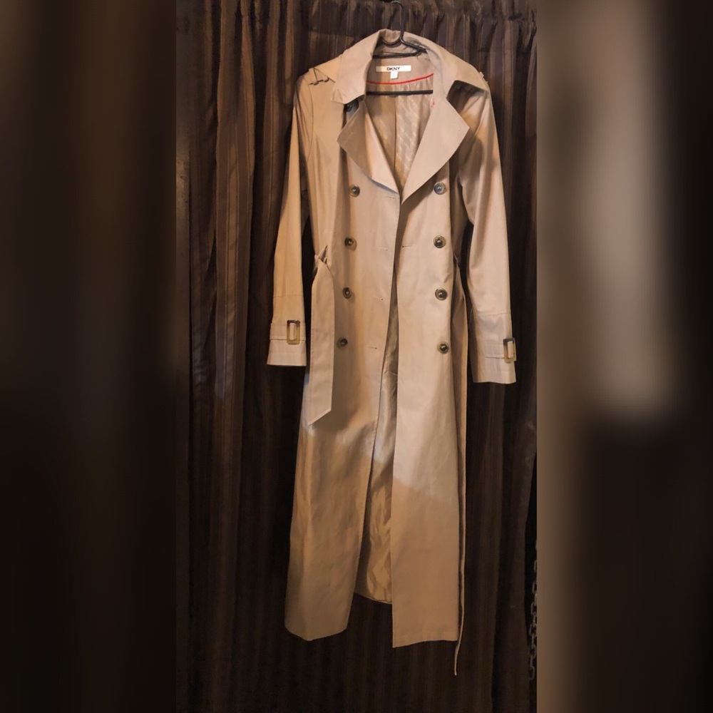 Long Maxi Belted Trench with Hoodie